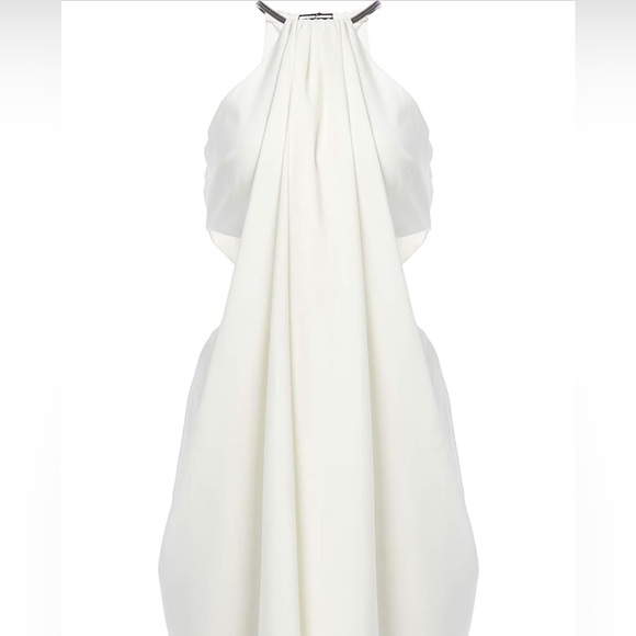 Halston Heritage | Crepe Cut Out Dress
